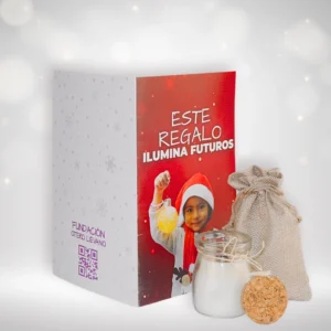 Bono de Navidad y vela